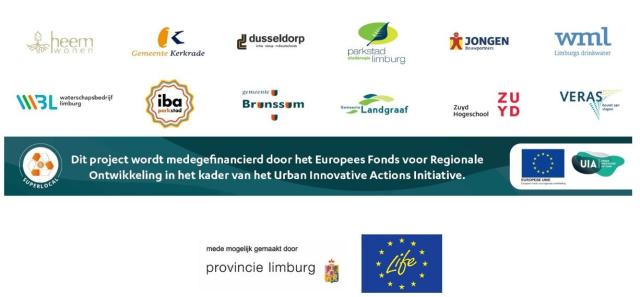 Een banner met de logo's van alle SUPERLOCAL partners.