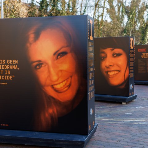 Drie portretten met verhaal en quotes