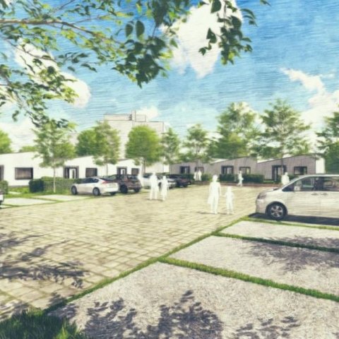 An impression of the bungalows of Glück Auf Residence