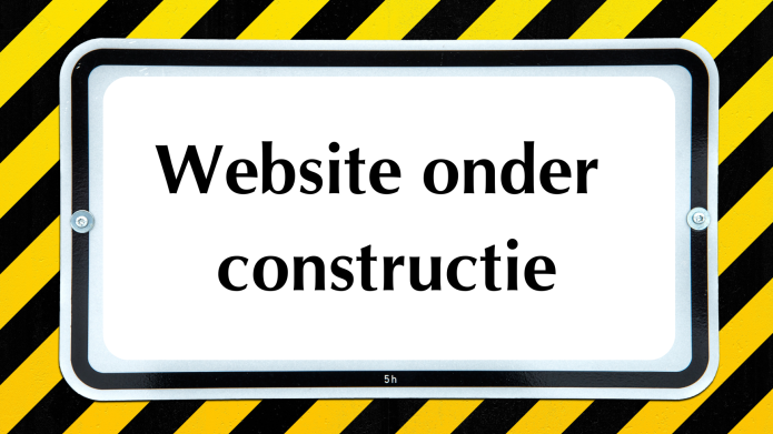 Website onder constructie