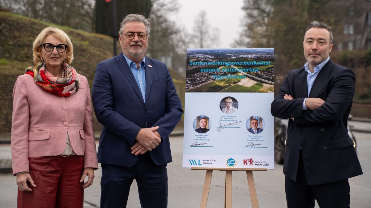 Nieuwe samenwerkingsovereenkomst versterkt aanpak wateroverlast in Kerkrade