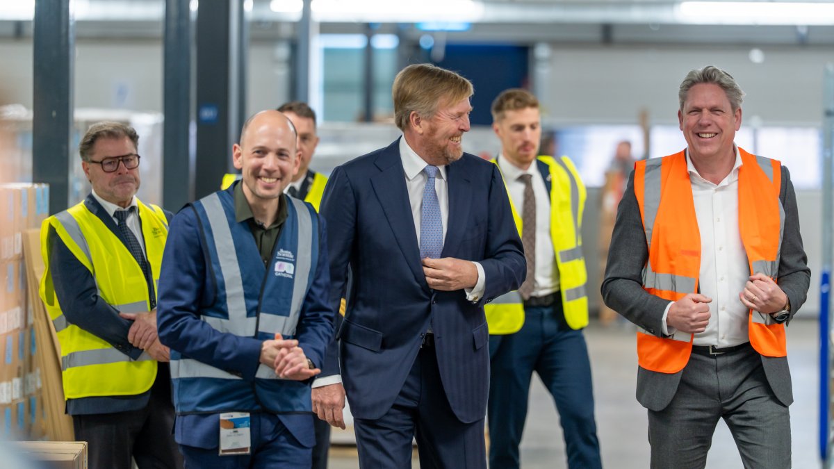 Koning Willem-Alexander bezoekt Kerkrade