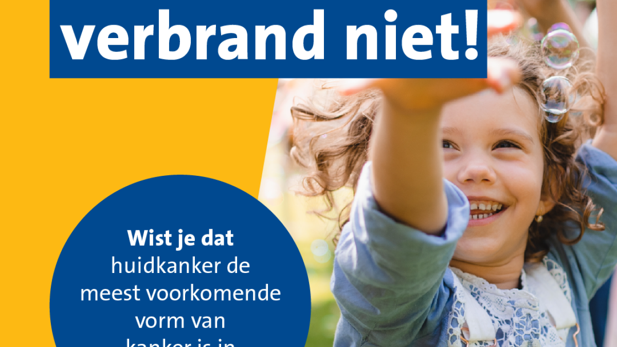 Campagne ‘Geniet, maar verbrand niet!’ van start. Doet je onderneming mee?