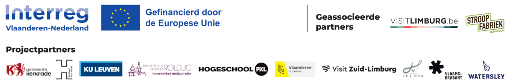 The logo of Interreg and the logos of the various associated partners and project partners