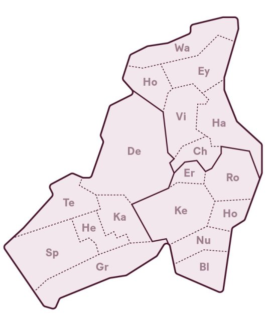 Wijken en buurten van Kerkrade