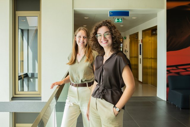 Lieve Vonken (MUMC+) en Britt Merx (Gemeente Kerkrade)