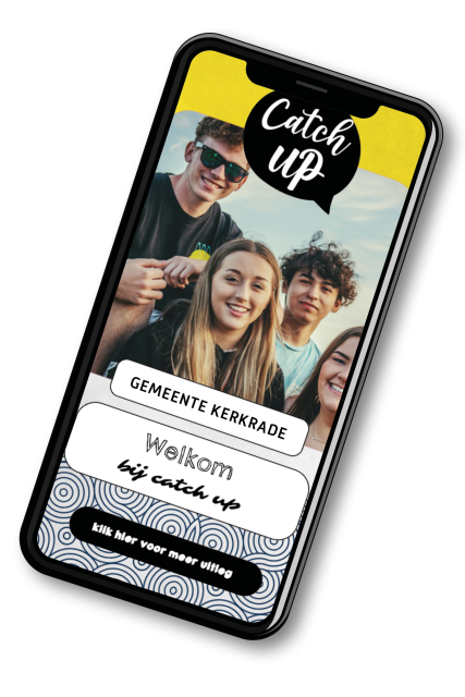 Afbeelding smartphone met Catch up app