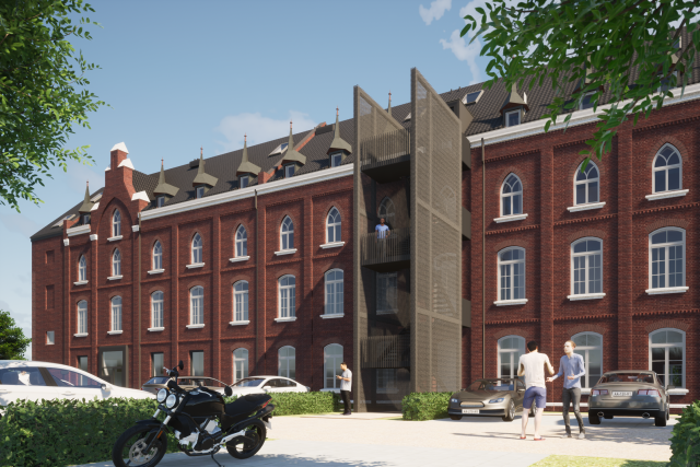 Eine Impressionszeichnung des Schmetterlingsheidenkomplexes