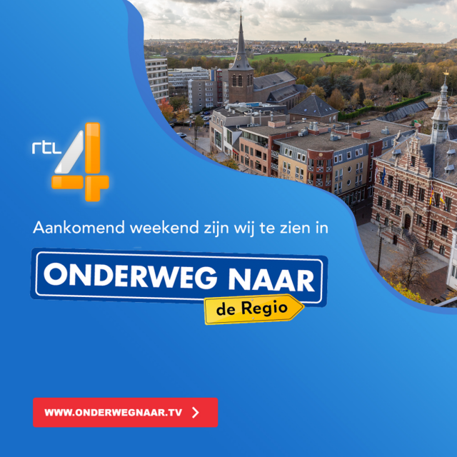 Afbeelding met de tekst: RTL 4 onderweg naar de regio