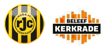 logo's van Roda JC en Beleef Kerkrade