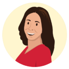 An illustration of a woman