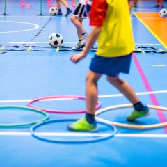 Kinderen aan het sporten