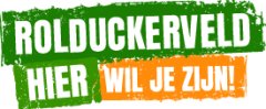 Logo Rolduckerveld met de tekst: "Rolduckerveld: Hier wil je zijn!"