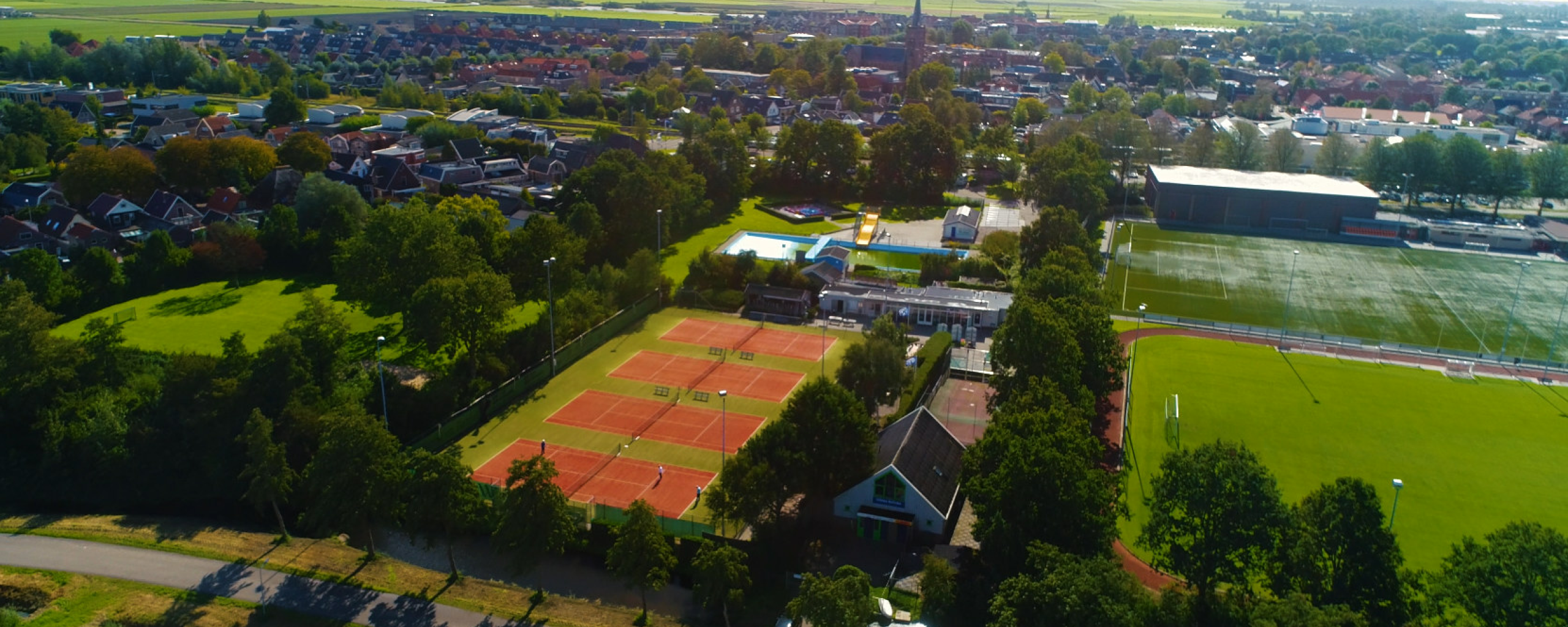 Dronebeeld Obdam 2