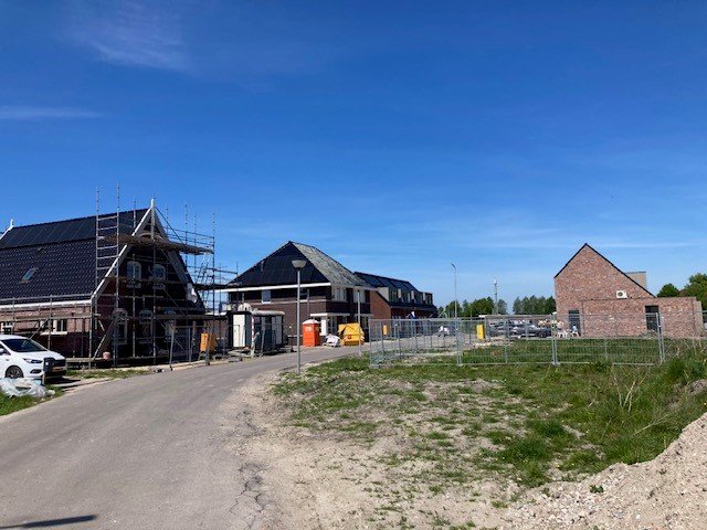 Foto van het CPO-project Zuidermeer tijdens de bouw.