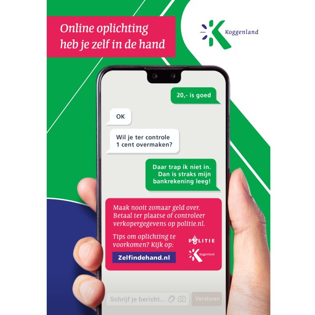 Online oplichting heb je zelf in de hand