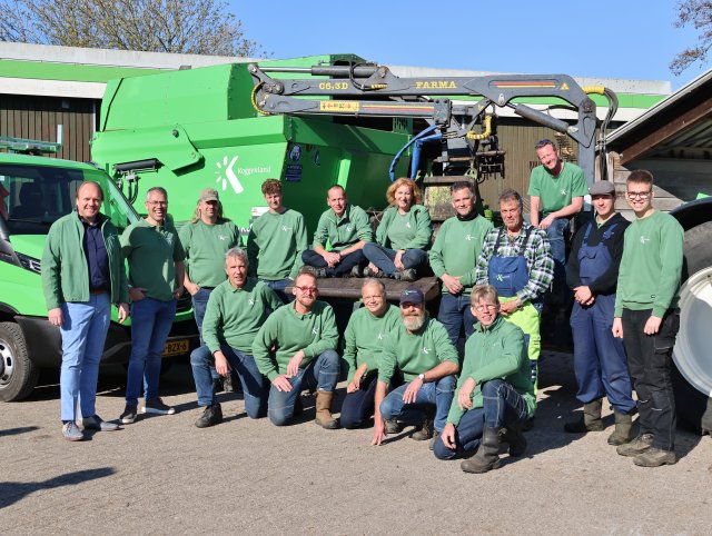 Buitendienst in het nieuw gestoken