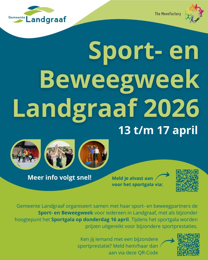 Sport en beweegweek 2026