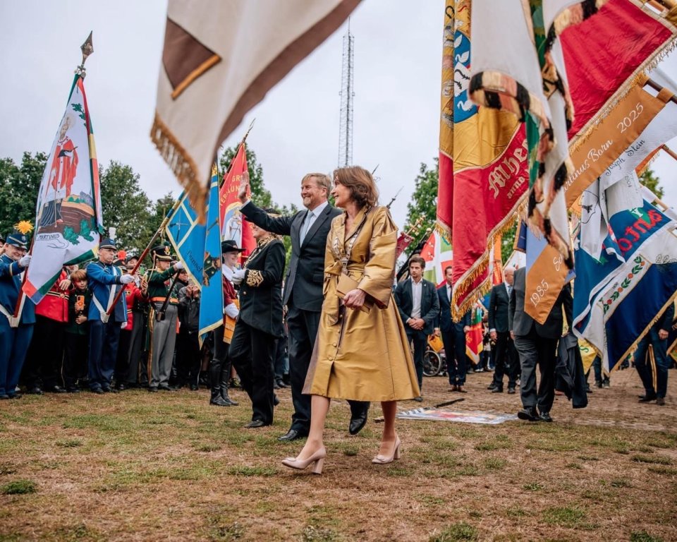 Foto OLS Heythuysen 2025 - Koning Willem-Alexander en Burgemeester Schmalschläger - Foto door Paul Rous