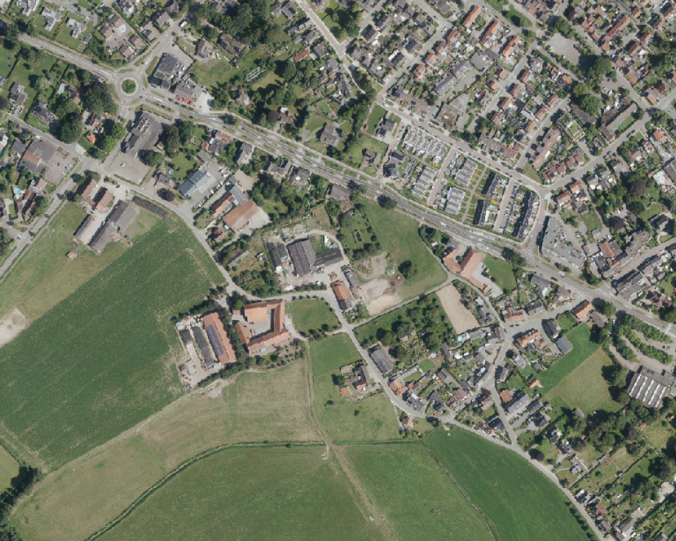 Plattegrond werkzaamheden Posthuisweg-Eindstraat Horn