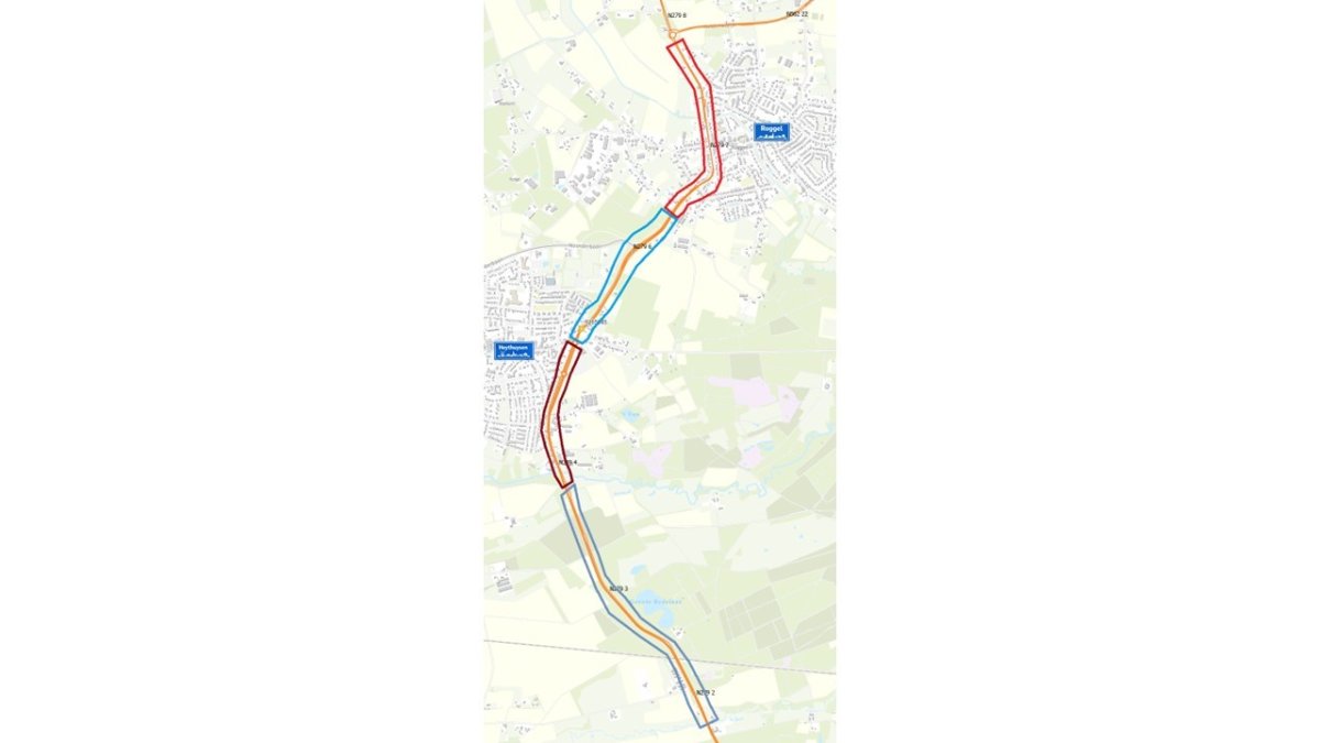 Vooraankondiging Werkzaamheden N279 Roggel & Heythuysen