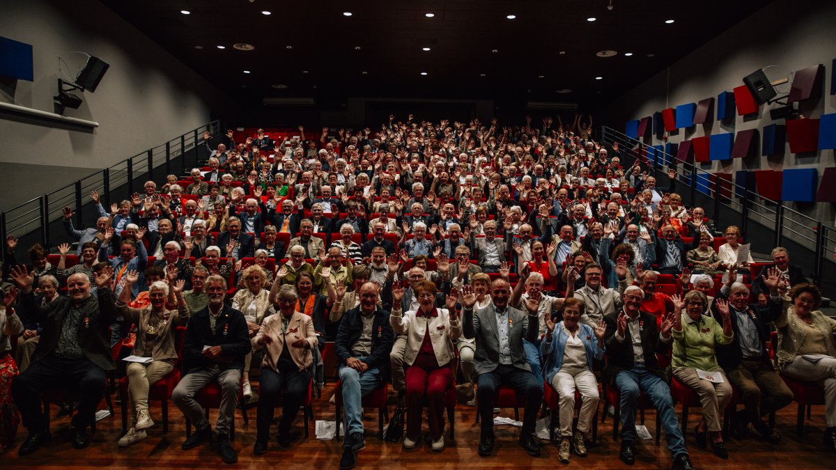 Koningsdag met gedecoreerde inwoners