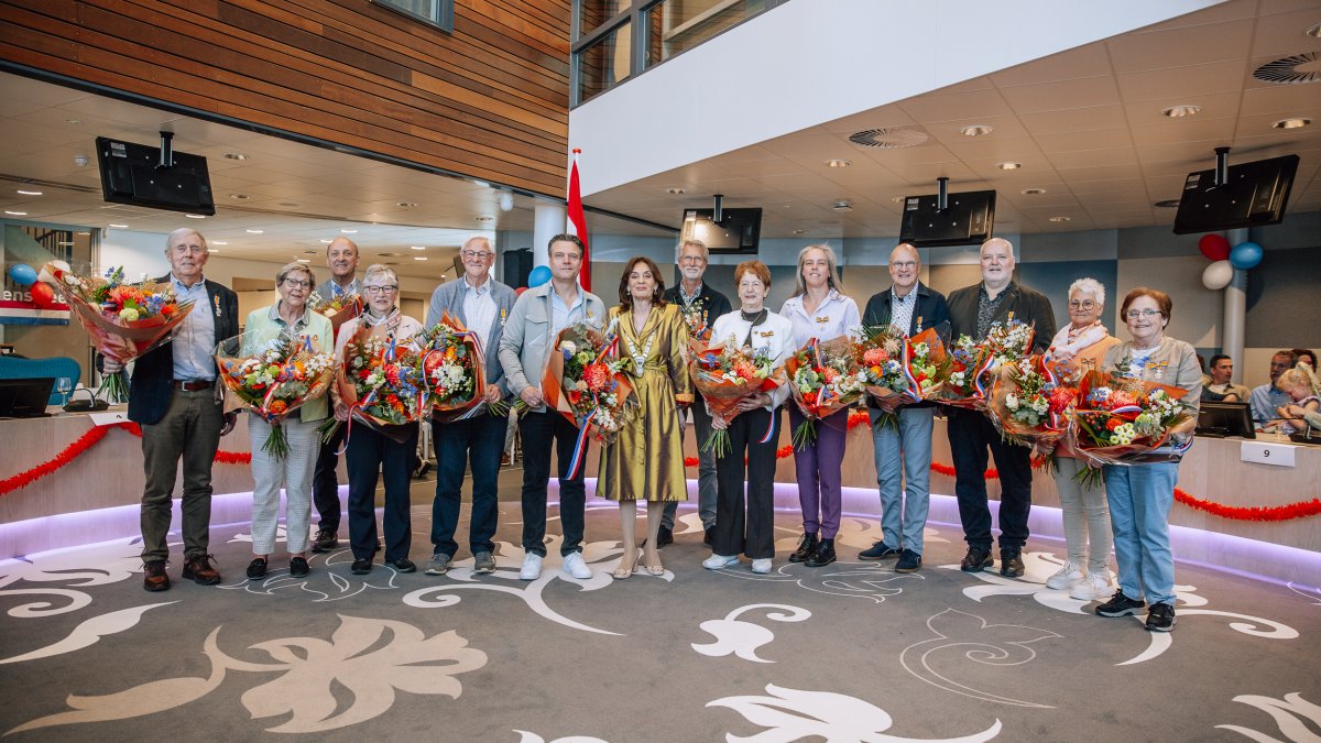 Koninklijke onderscheiding voor dertien personen in Leudal