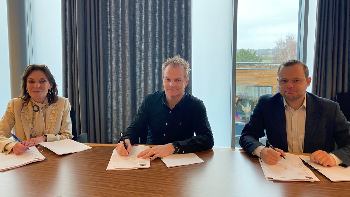 Ondertekening anterieure overeenkomst woningbouwproject ’t Heukske Kelpen-Oler