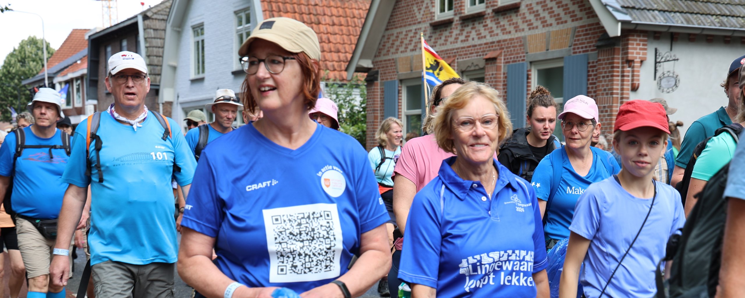 Foto van doortocht in Bemmel tijdens de 4Daagse. Foto ter illustratie.