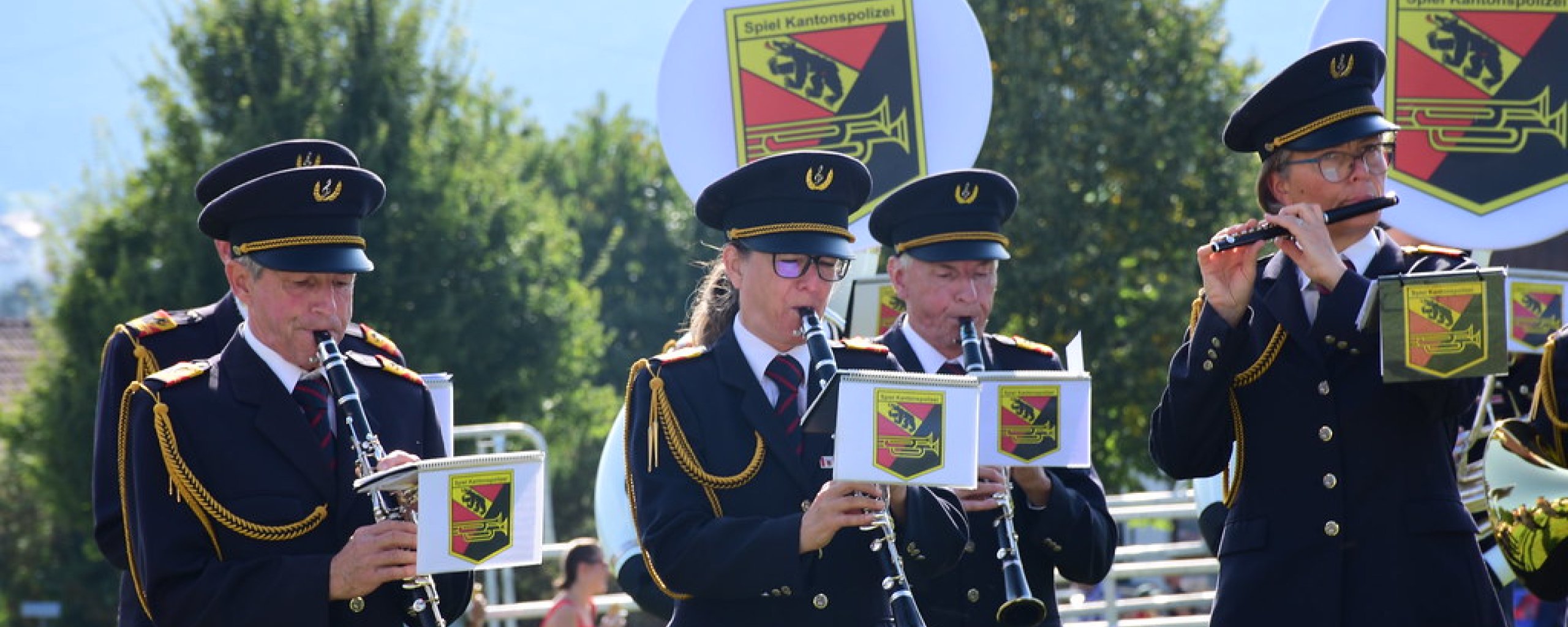 Muziekkorps tijdens de Zwitserse Week. Foto ter illustratie.