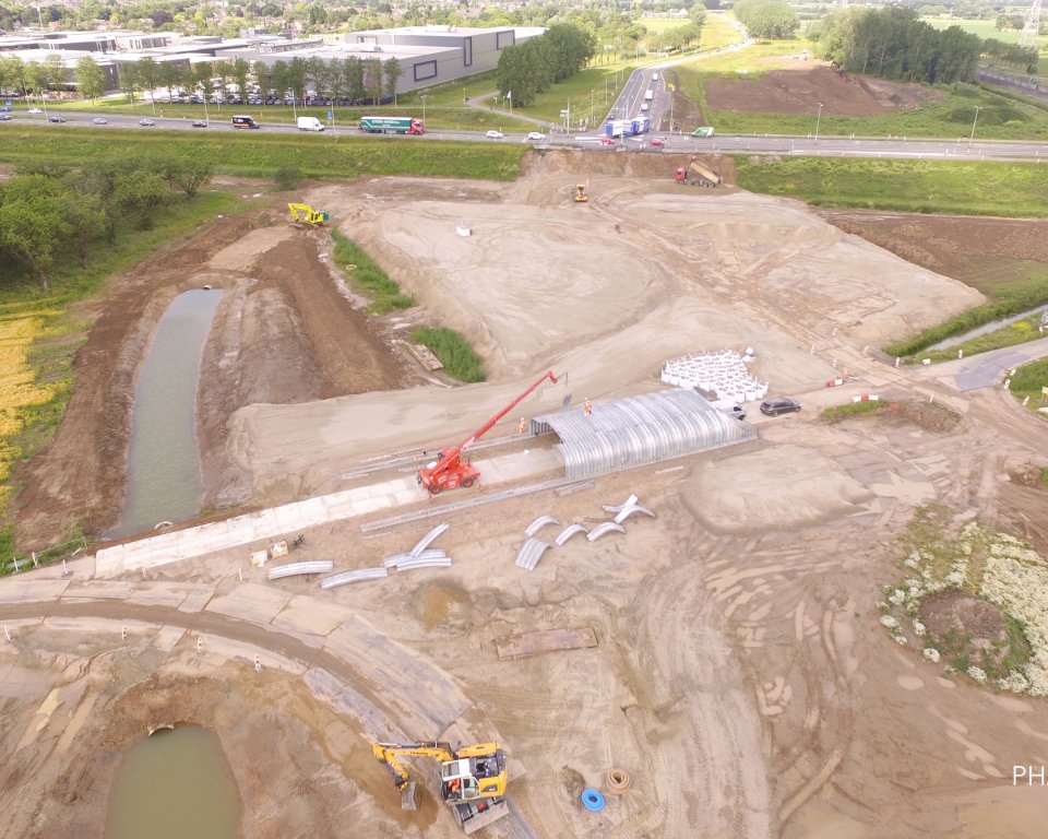 Werkzaamheden bij fietsroute tussen Huissen en Bemmel
