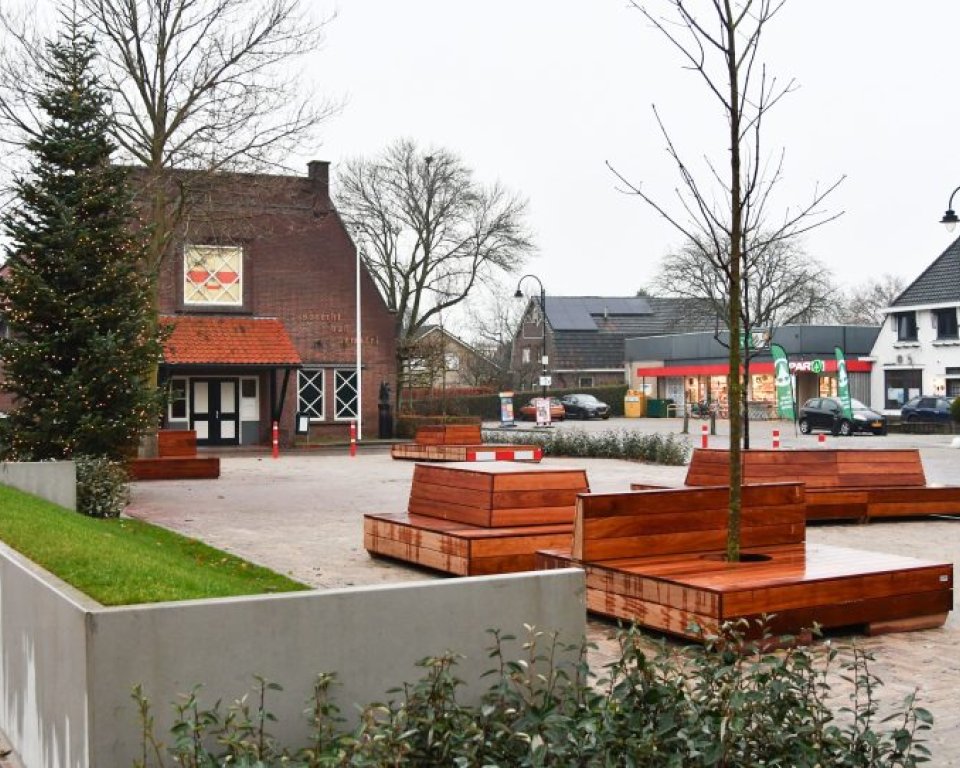 Foto van het plein in Doornenburg. Foto ter illustratie.