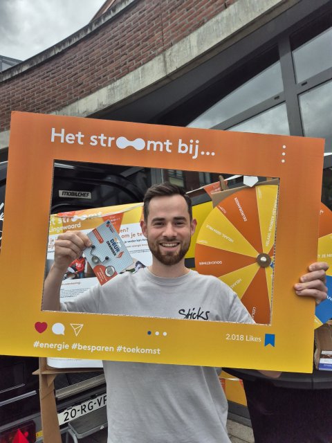 Foto ter illustratie. 