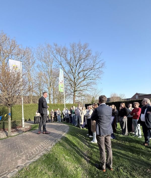 Korte toespraak wethouder Gerrit Spelt voor aanwezigen