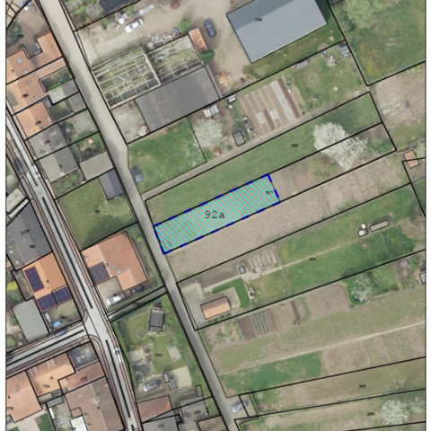 Volkstuin Stevensweert plattegrond