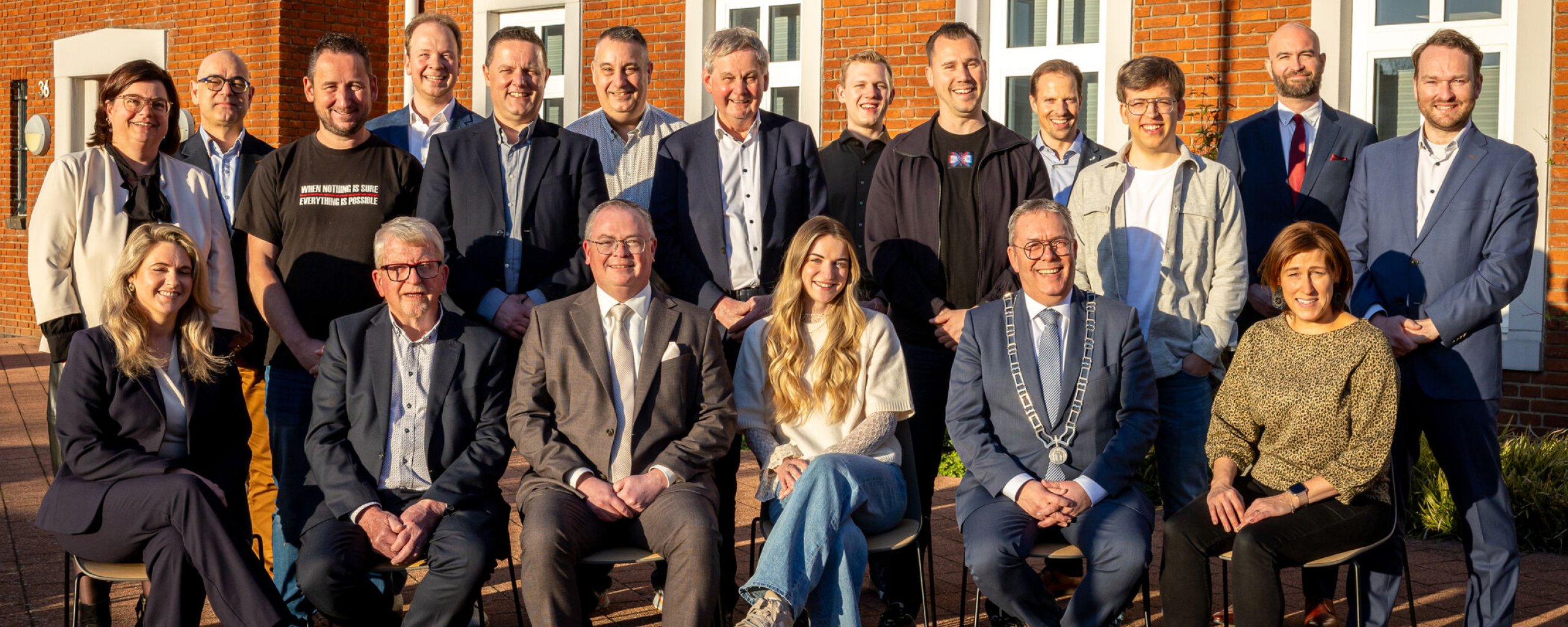 Gemeenteraad bij installatie 1 april 2026