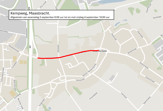 Afsluiting Kempweg