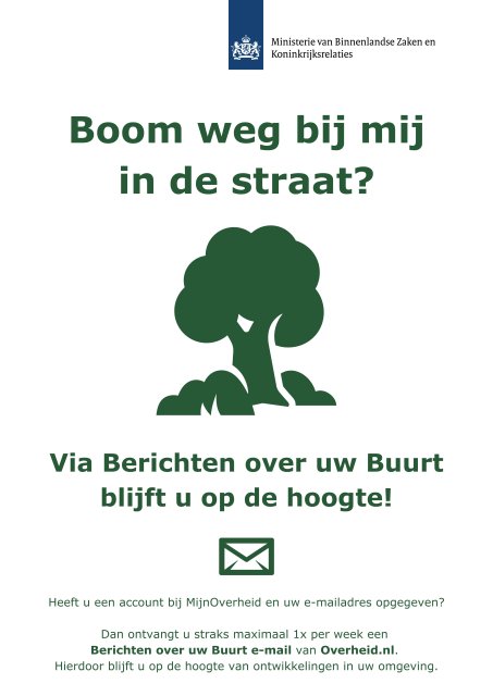 Berichten over uw buurt boom