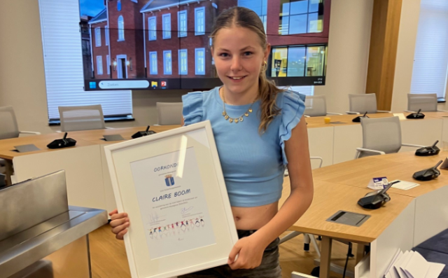 Kinderburgemeester Claire