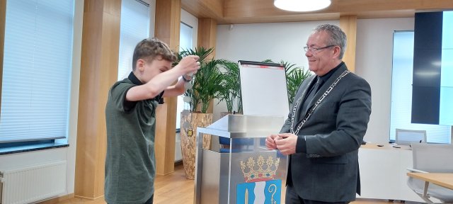 Kinderburgemeester Lars Boonen neemt afscheid