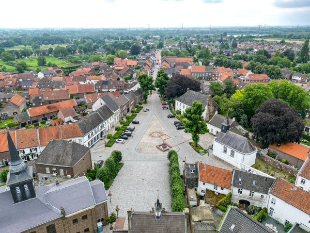 Stevensweert luchtfoto kern