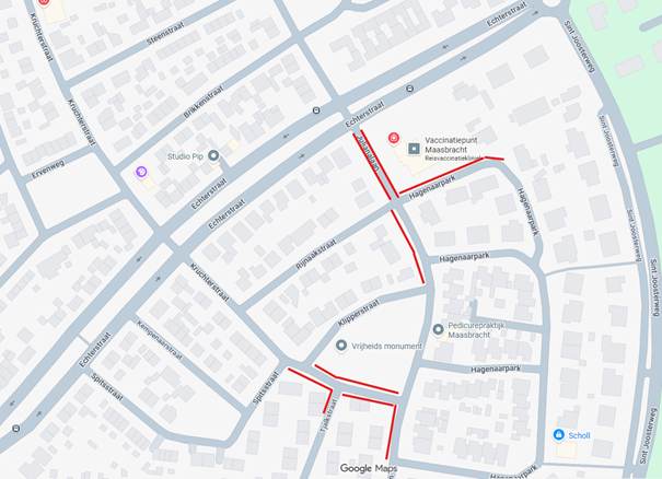 Werkzaamheden stoep Maasbracht
