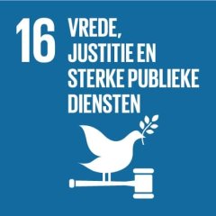 Global Goal 16: vrede, justitie en sterke publieke diensten