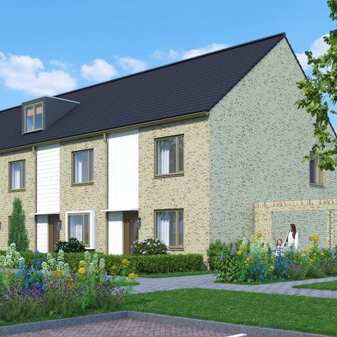Impressiebeeld nieuwe woning Spechtstraat