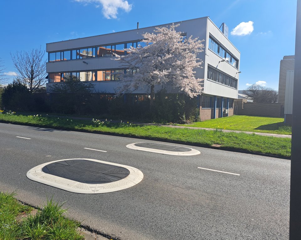 De busdrempels in Maassluis 