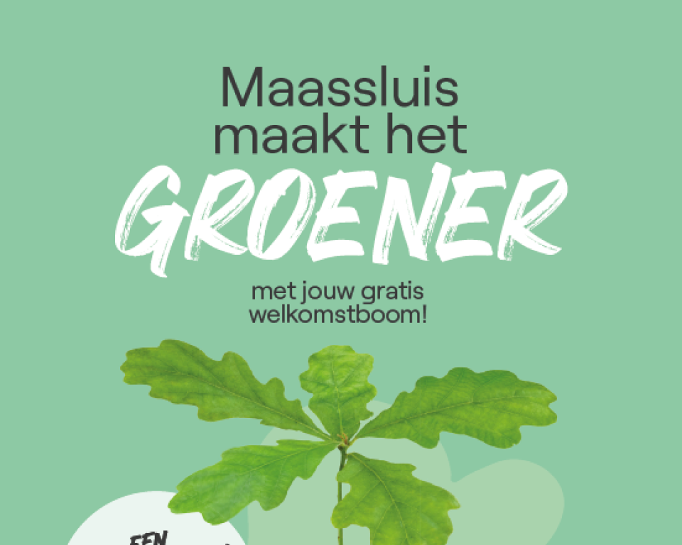Welkomstboom nieuwe inwoners