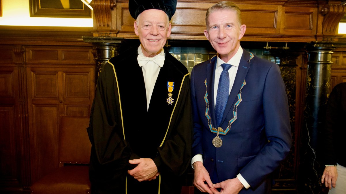 Professor Dr. Peter van Baalen bevorderd tot Officier in de Orde van Oranje-Nassau