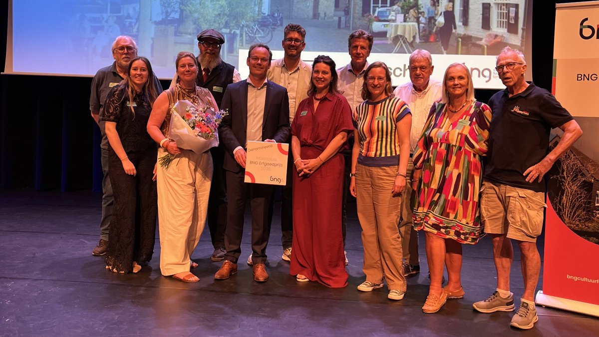 Maassluis trots op nominatie voor BNG Erfgoedprijs 2026