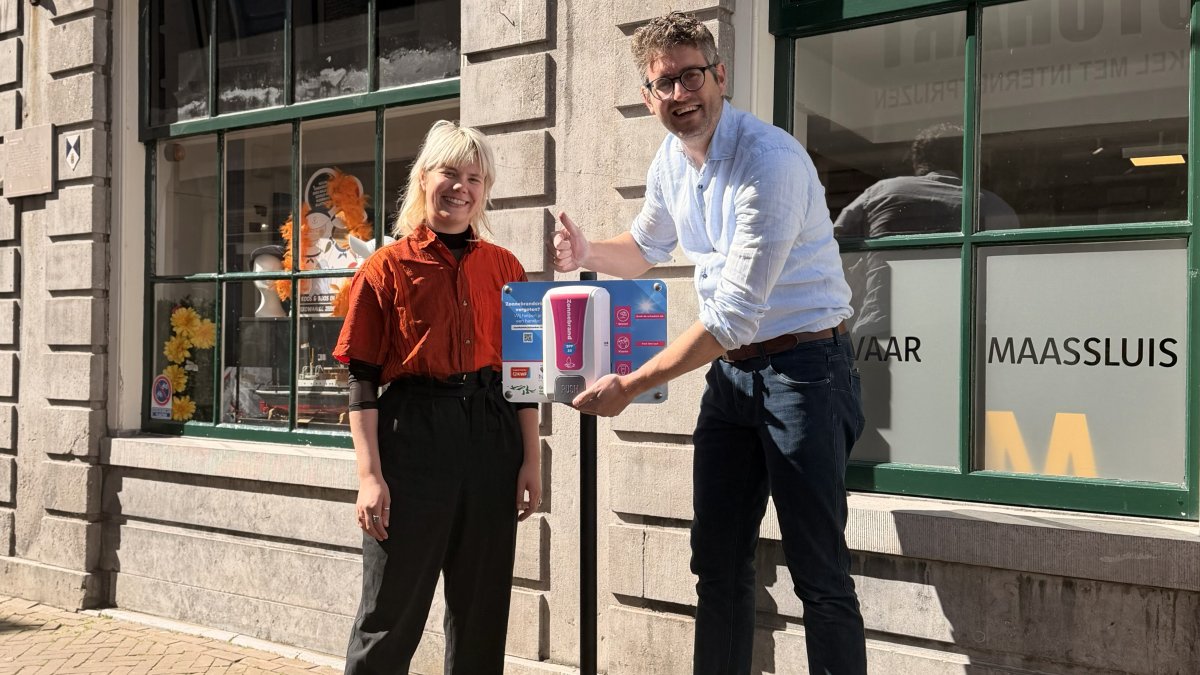 Gratis zonnebrandcrème beschikbaar in het stadshart