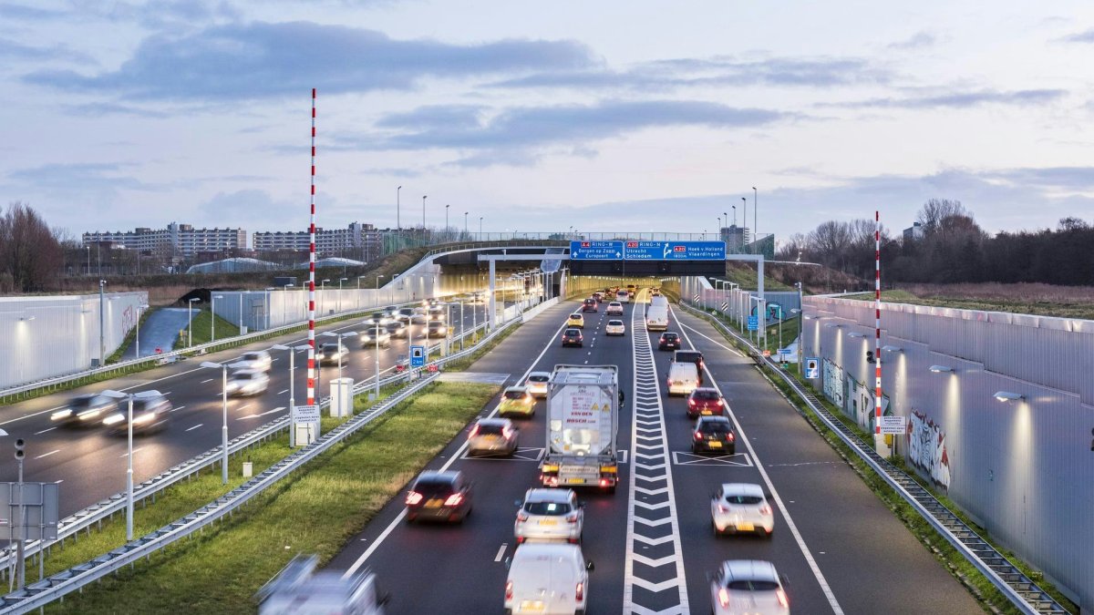 A4: afsluitingen Ketheltunnel in november en december 2025